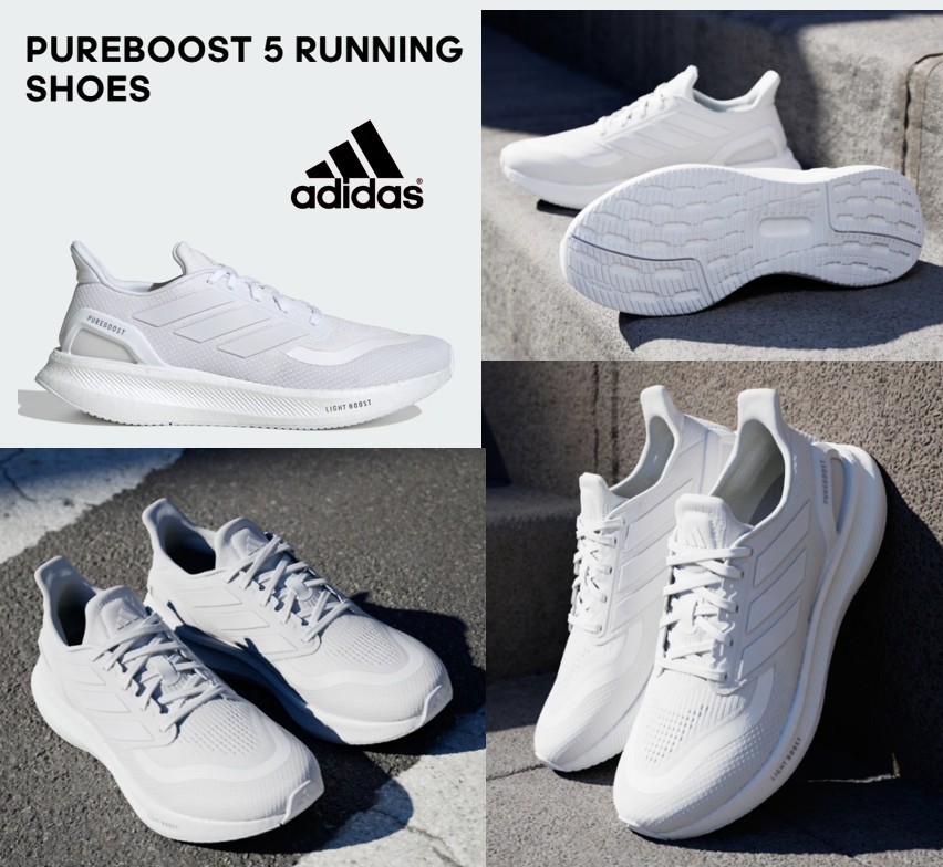 最新！大人気アディダスランニング☆Pureboost 5 Running Shoes