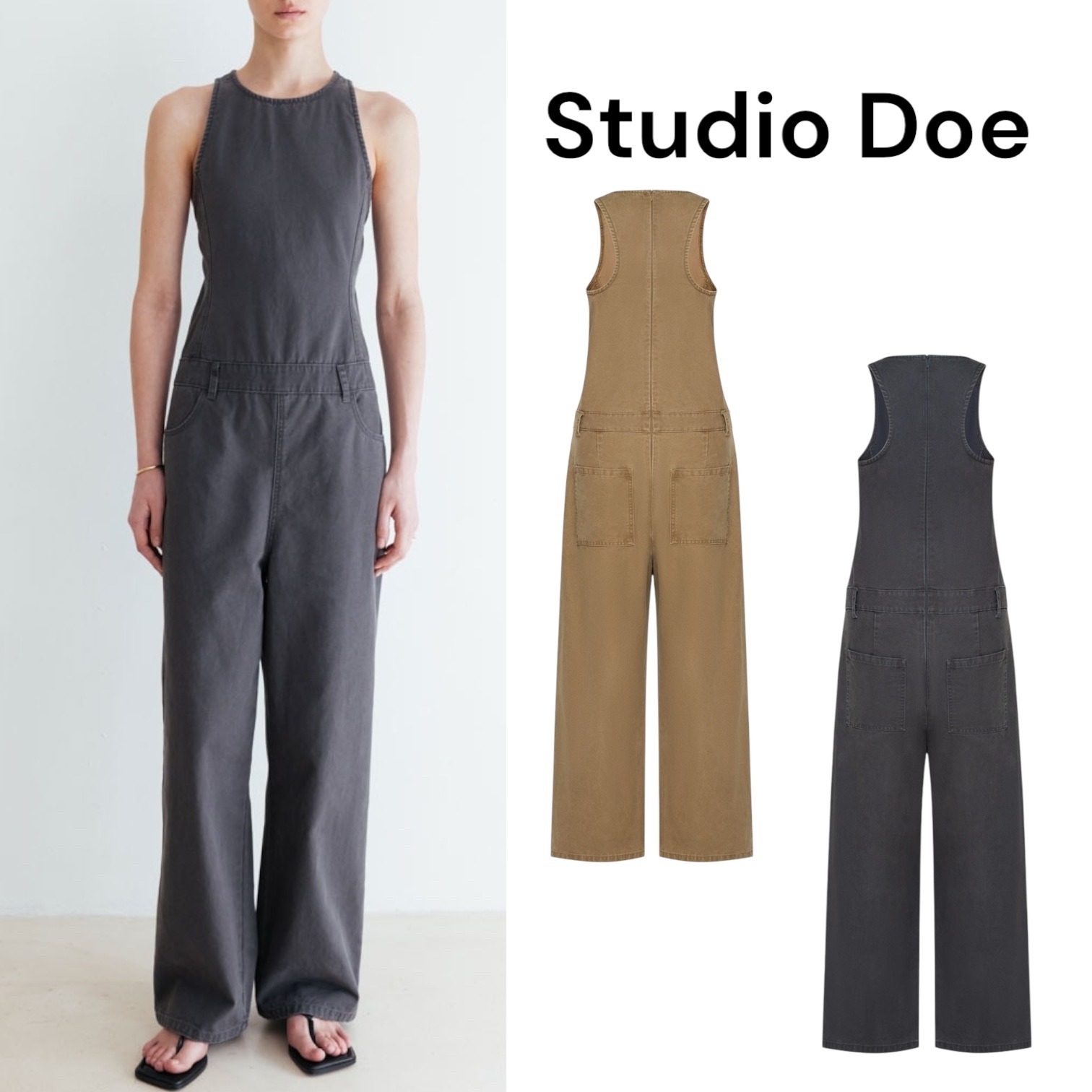 ★Studio Doe Low Rise Cutout Jumpsuit ジャンプスーツ/送料込