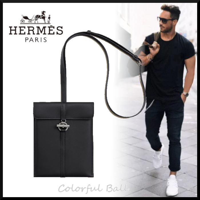 【お洒落メンズへ】HERMES Glenan To Go ショルダーバッグ