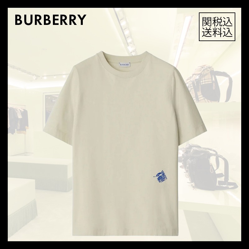 【関税込】 BURBERRY バーバリー コットン ロゴ Tシャツ