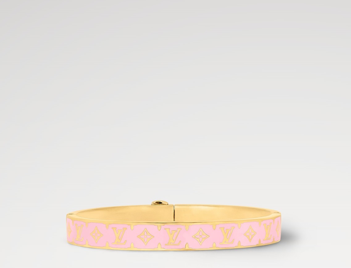 LOUIS VUITTON ブレスレット ナノグラム エナメル M1673S M1673M