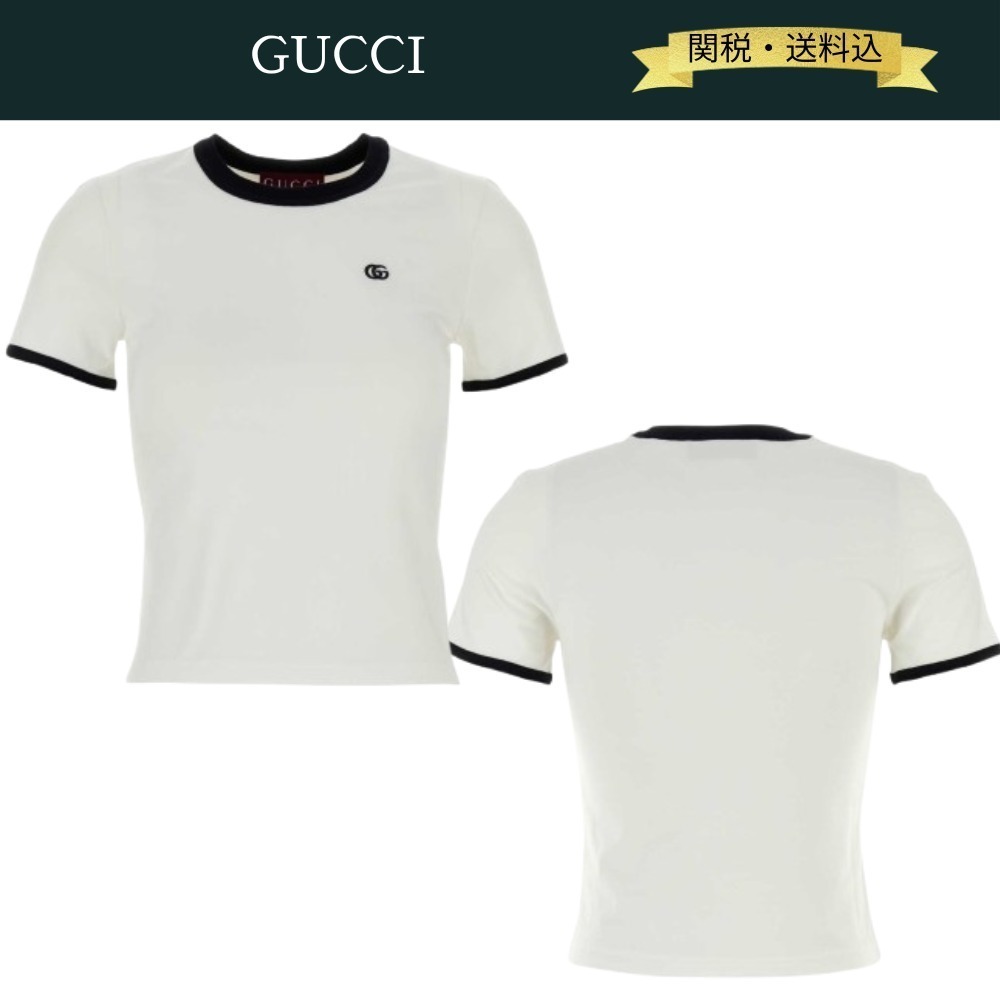 【関税・送料込】GUCCI コットン 半袖Tシャツ