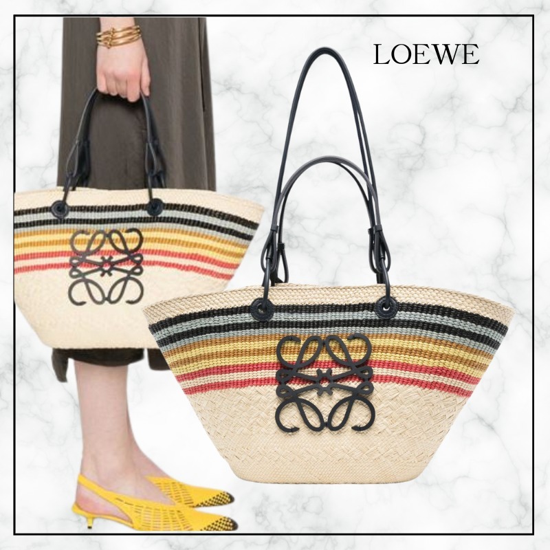 【LOEWE】アナグラム バスケット ミディアム (マルチカラー)