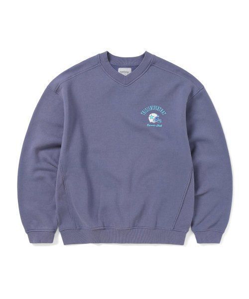 【THISISNEVERTHAT】ワイドラグビークルーネックバイオレット