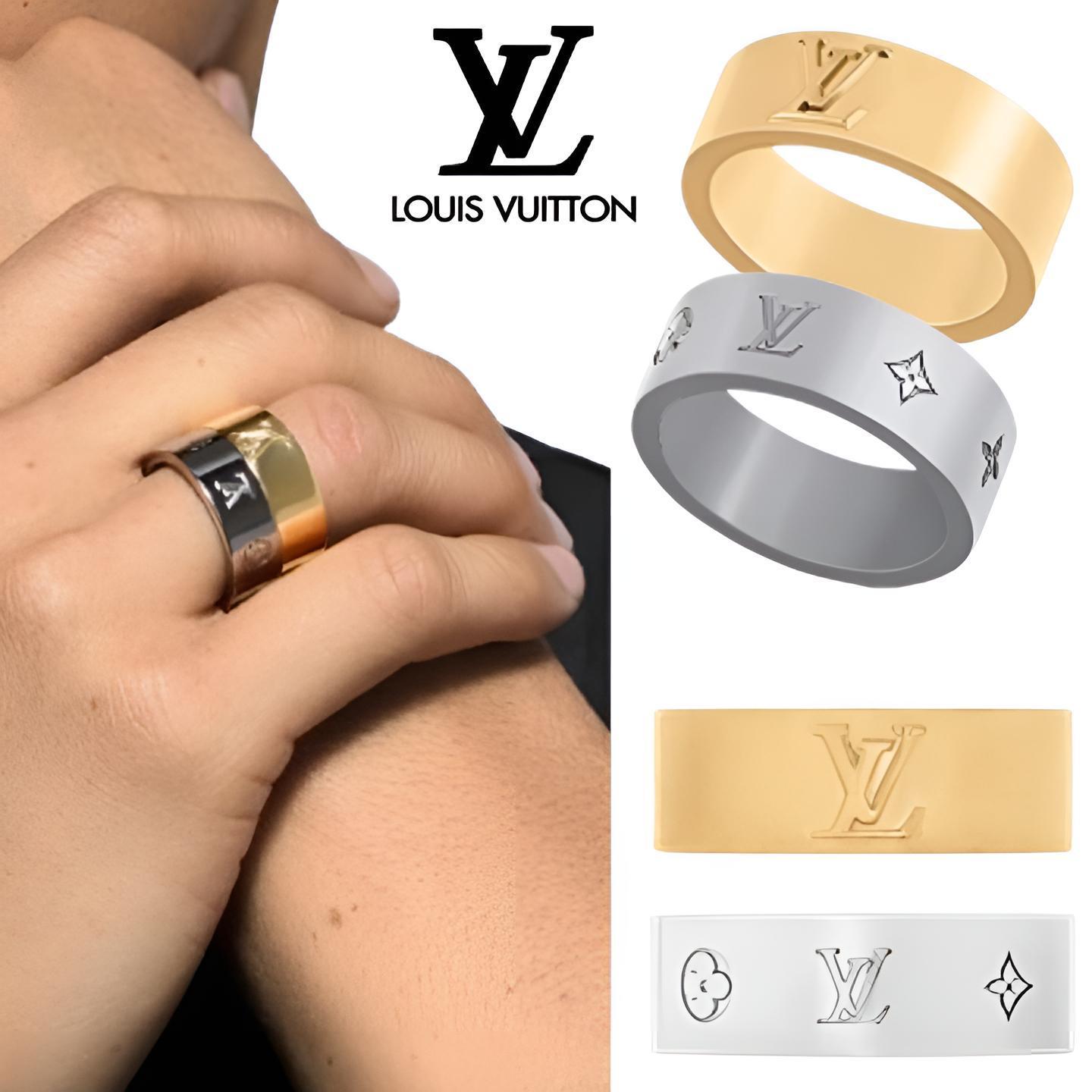 大人気【Louis Vuitton】LV インスティンクト リング ２個セット