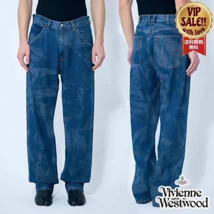 Vivienne Westwood MAN ラバーORBプリント スキニーデニム