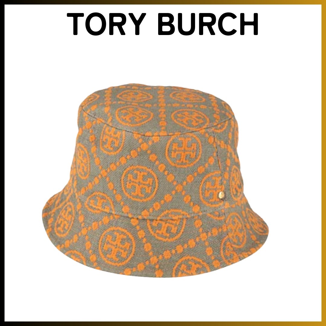 TORY BURCH ：ロゴデザイン バケットハット