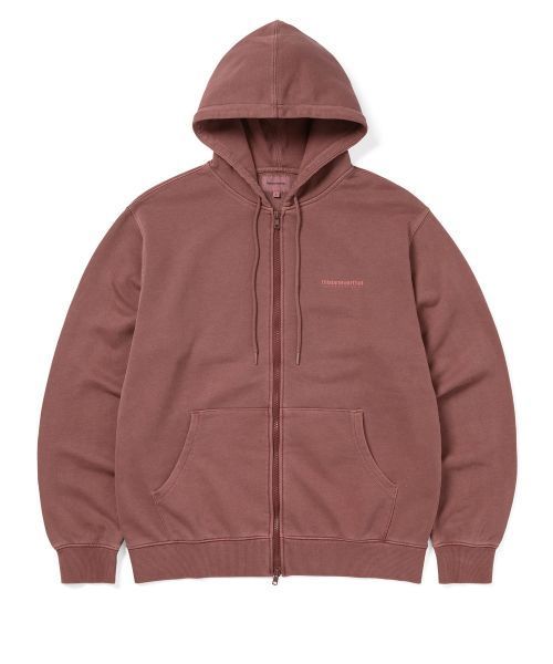【THISISNEVERTHAT】INTL. Logo Zip Up Hoodie Dried Rose