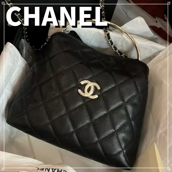 【フォルムが可愛い♪】CHANEL ハンドバッグ