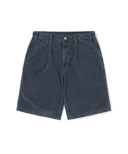 【THISISNEVERTHAT】Overdyed Corduroy Short Navy
