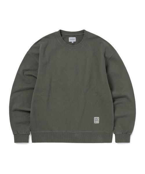 【THISISNEVERTHAT】TNT Faded Crewneck Dark Mocha