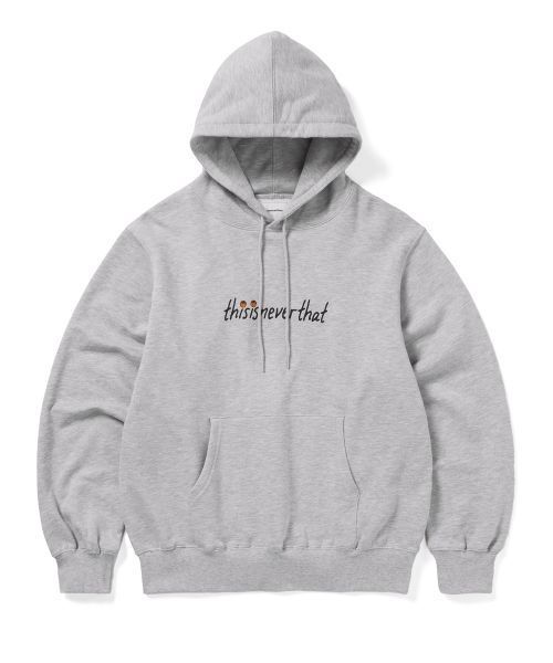 【THISISNEVERTHAT】Dunk Hoop Hoodie Heather Grey
