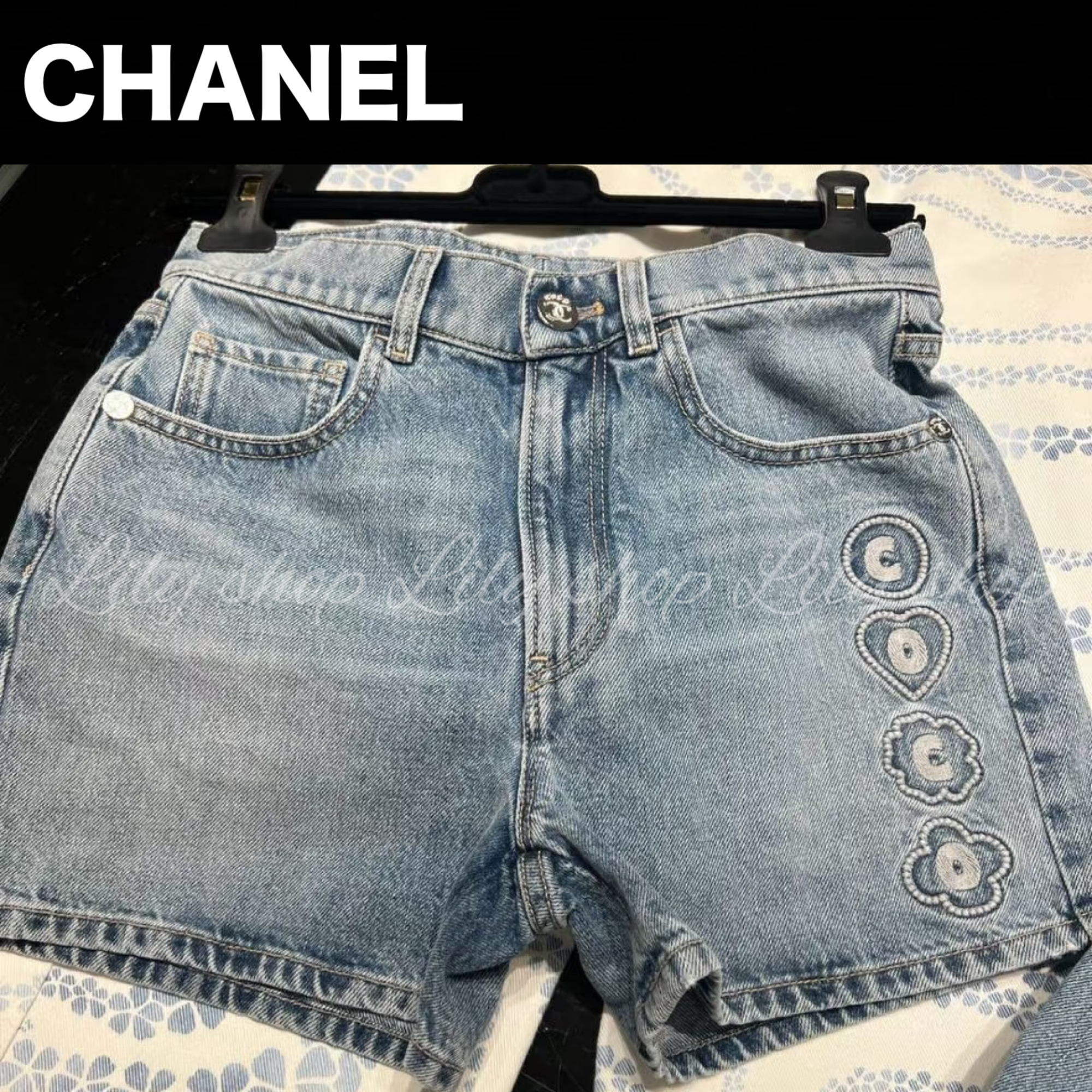 【注目♡デニム】CHANEL ココビーチ ショートデニム