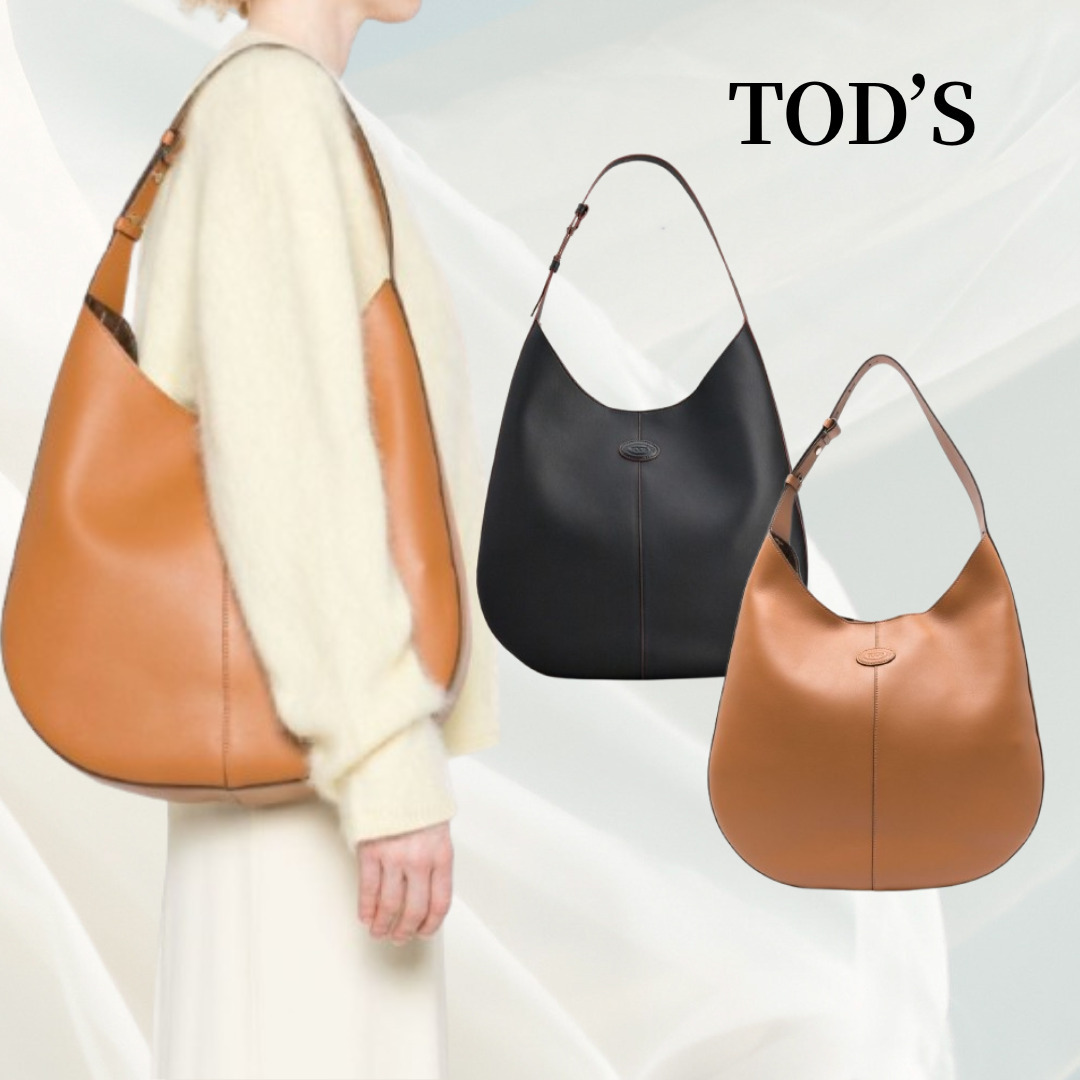 【TOD'S】Di バッグ ホーボー レザーバッグ ミディアム
