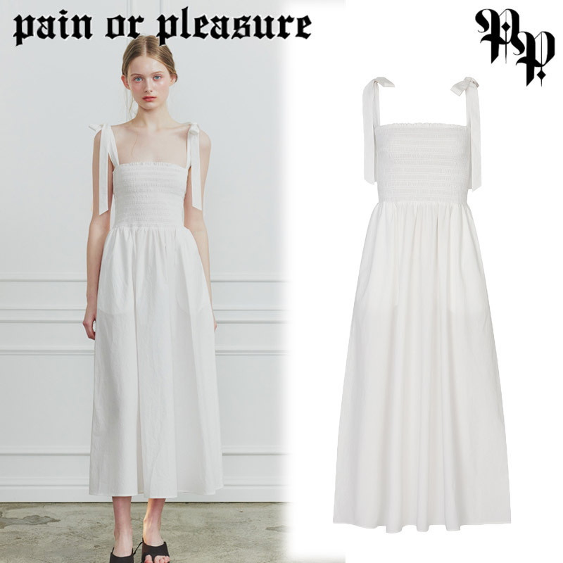 ★PAIN OR PLEASURE★ CINDY LONG DRESS white