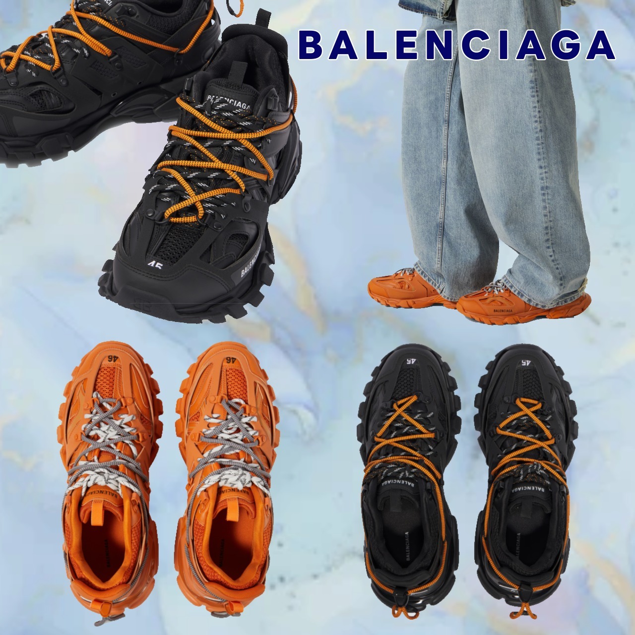 ゴツさが可愛い♪【BALENCIAGA】Track Trail レーススニーカー