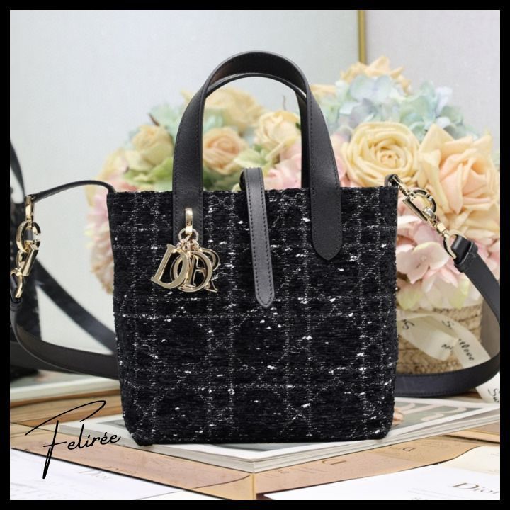 《エレガント♪》DIOR 縦型スモールトートバッグ