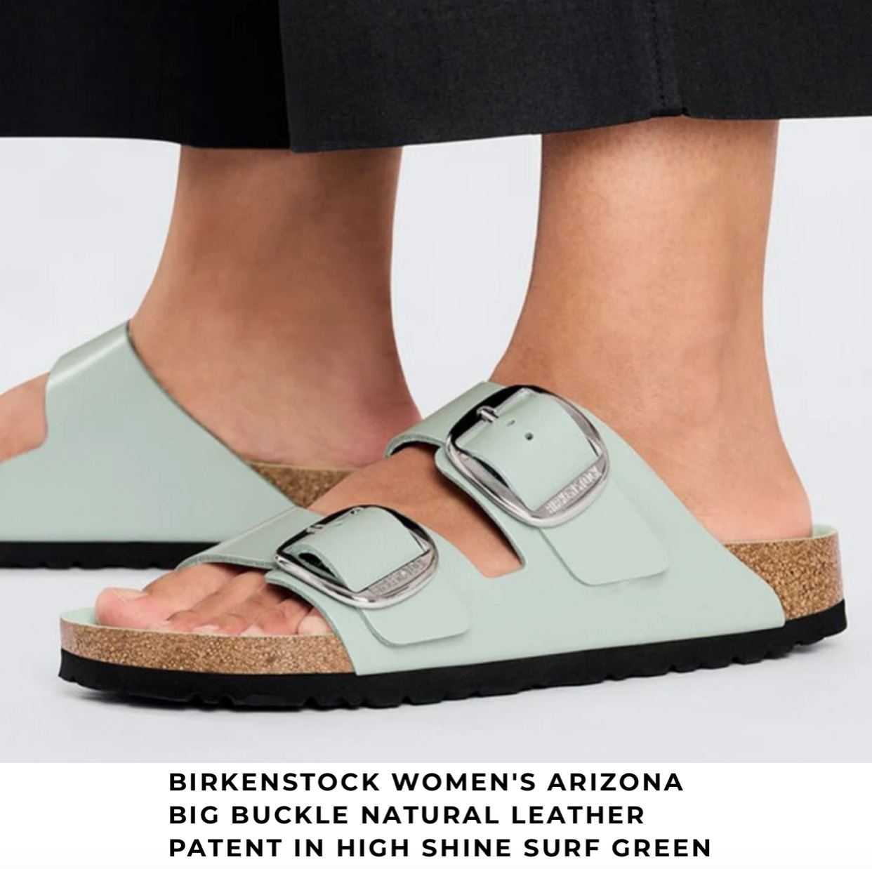 【BIRKENSTOCK】ARIZONA BIG BUCKLE パテント レザー サンダル