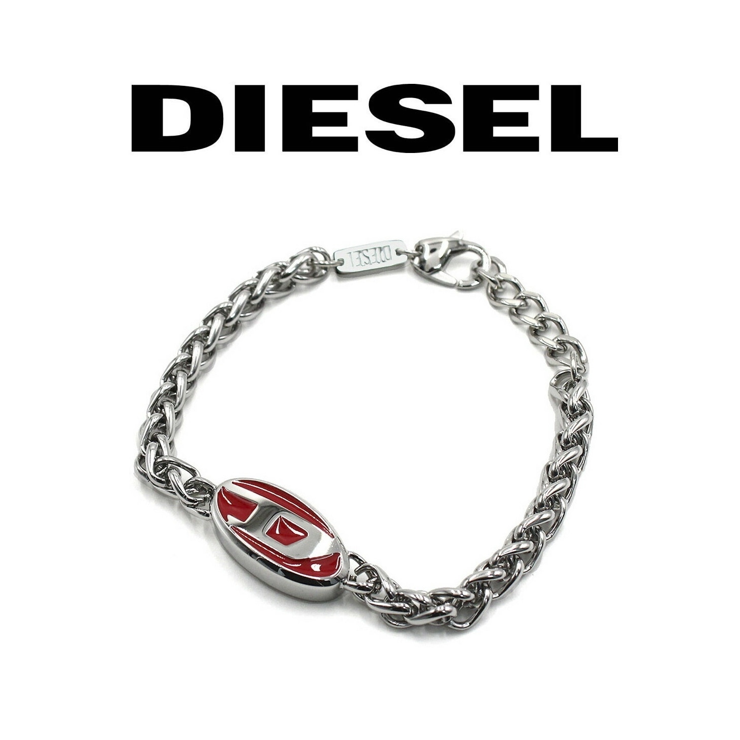 ★ DIESEL ★ ロゴチェーンブレスレット