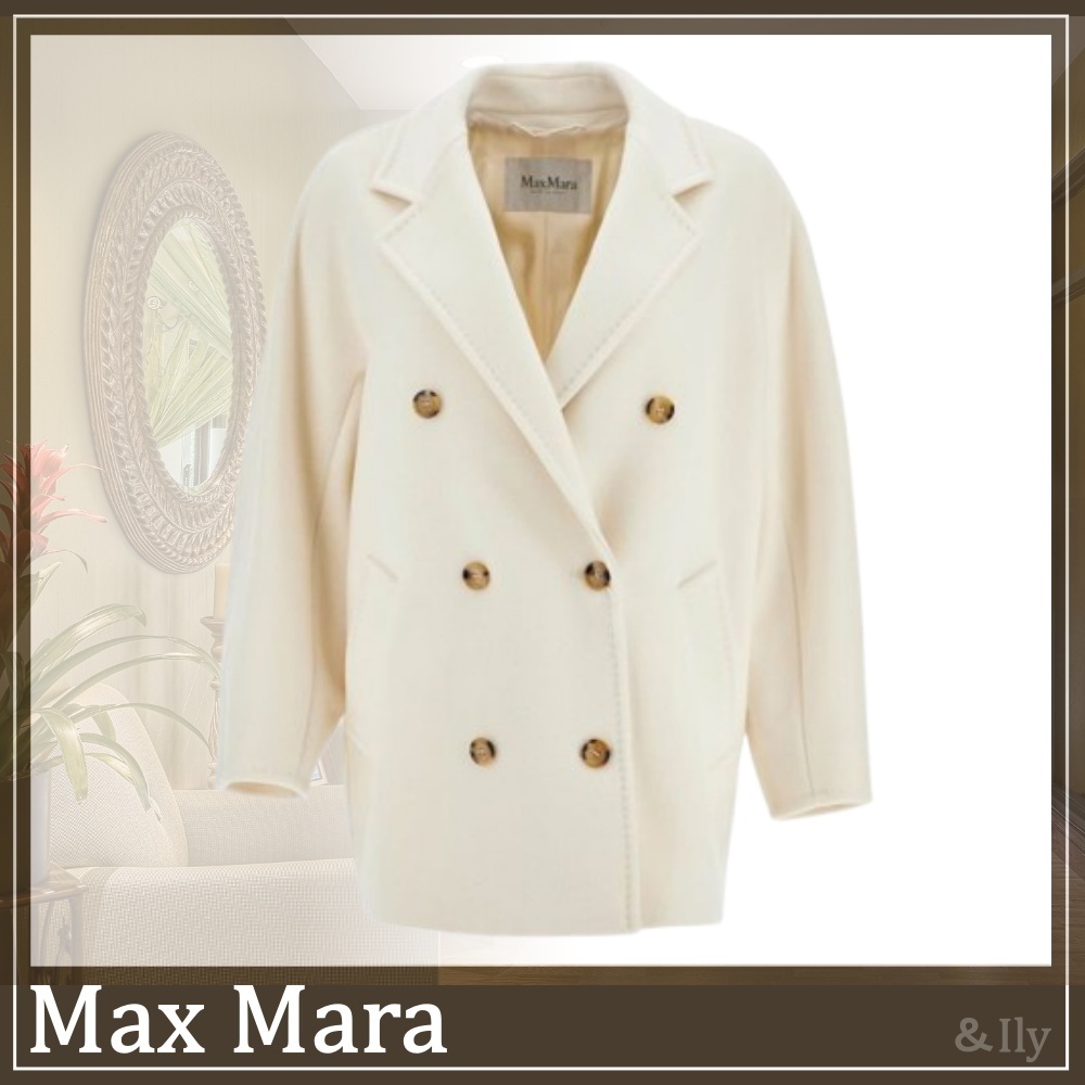 【送関込】Max Mara☆short icon coat 101801 puzzle