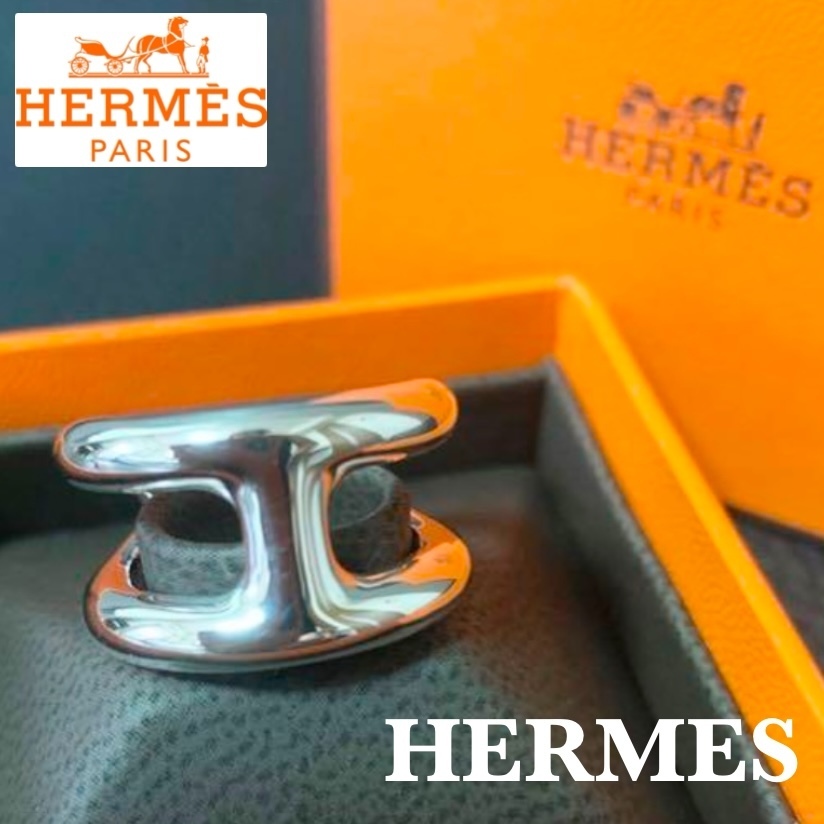【大人気】HERMES ★ オスモズ リング PM スモールモデル 指輪