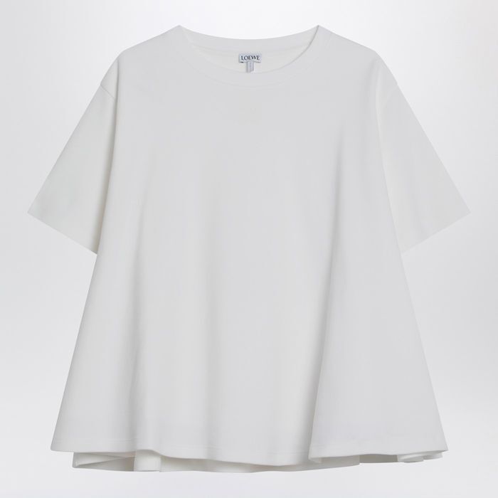 LOEWEロエベ トラペーズ トップス コットンブレンド 半袖Tシャツ