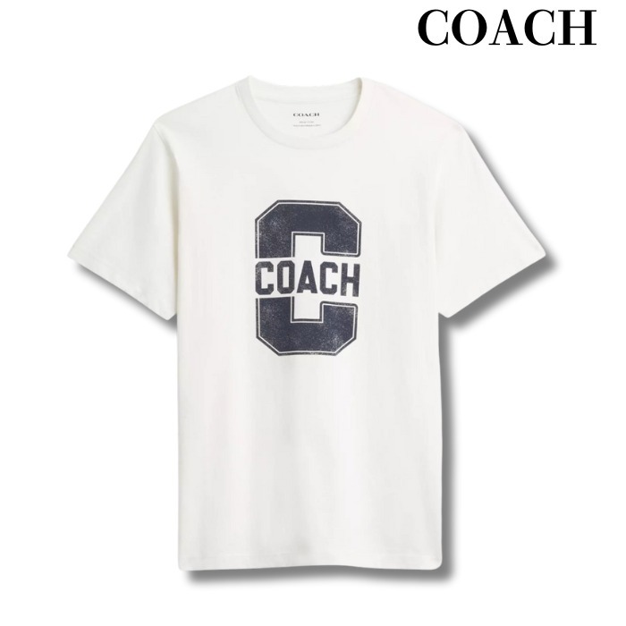 オーガニックコットン【COACH】クラシックロゴTシャツ