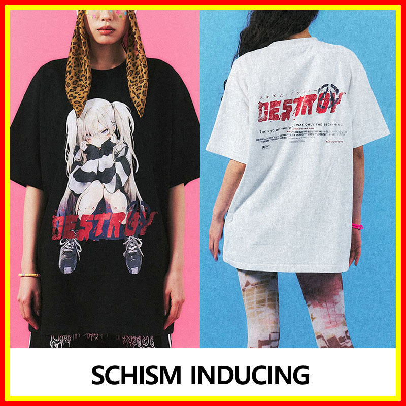 [SCHISM INDUCING] DESTROY GIRL T SHIRT /追跡付