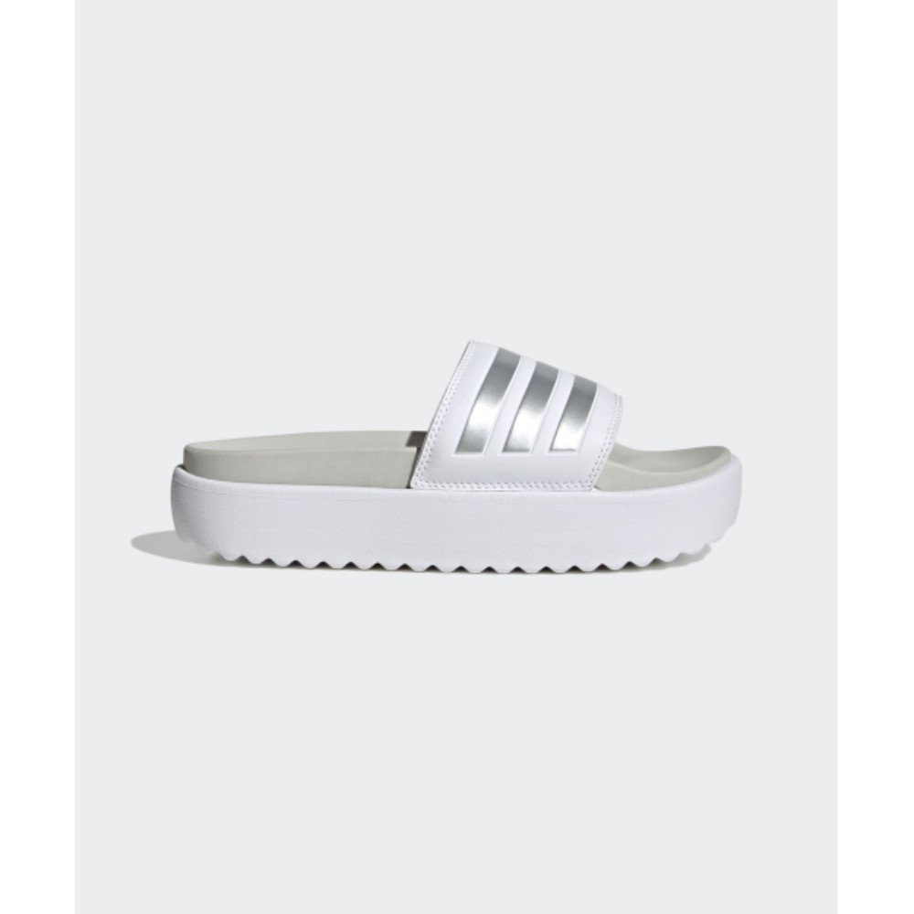 サンダル・ミュール adidas Adilette W Platform Slide White