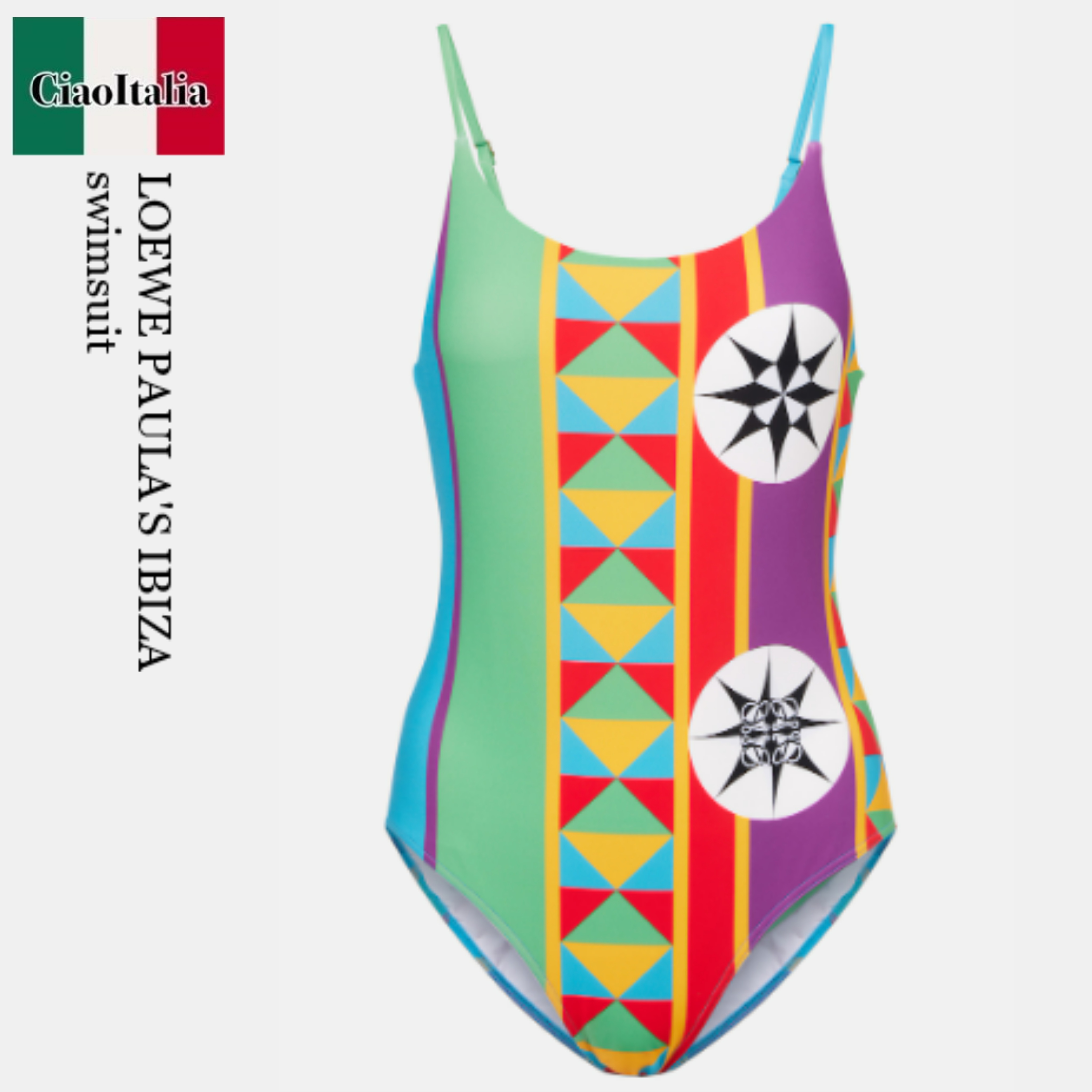 ワンピース水着 Loewe Paula'S Ibiza Costume Intero Stampato