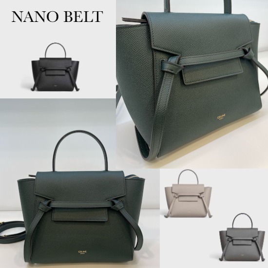 セール!! CELINE ベルトバック ナノ ショルダーバッグ 189003ZVA