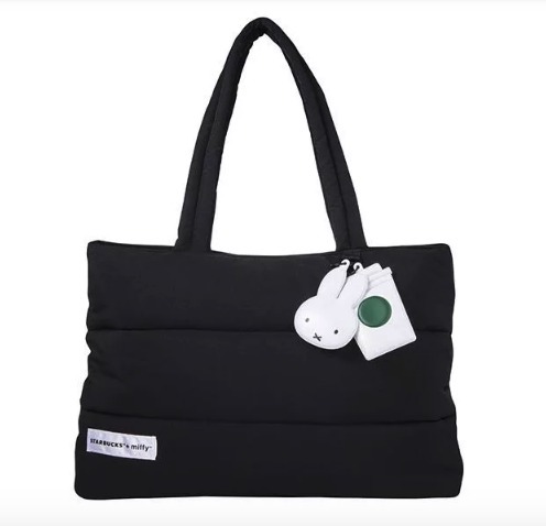 台湾スタバ miffy ミッフィー トートバッグ黒