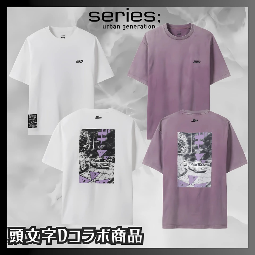series☆頭文字DコラボINITIALD Comic Tshirts