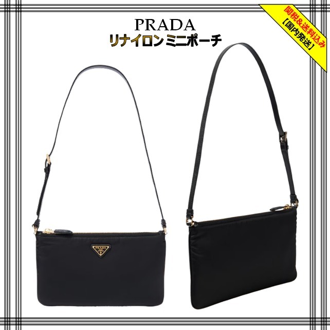 [Prada] リナイロン ミニポーチ