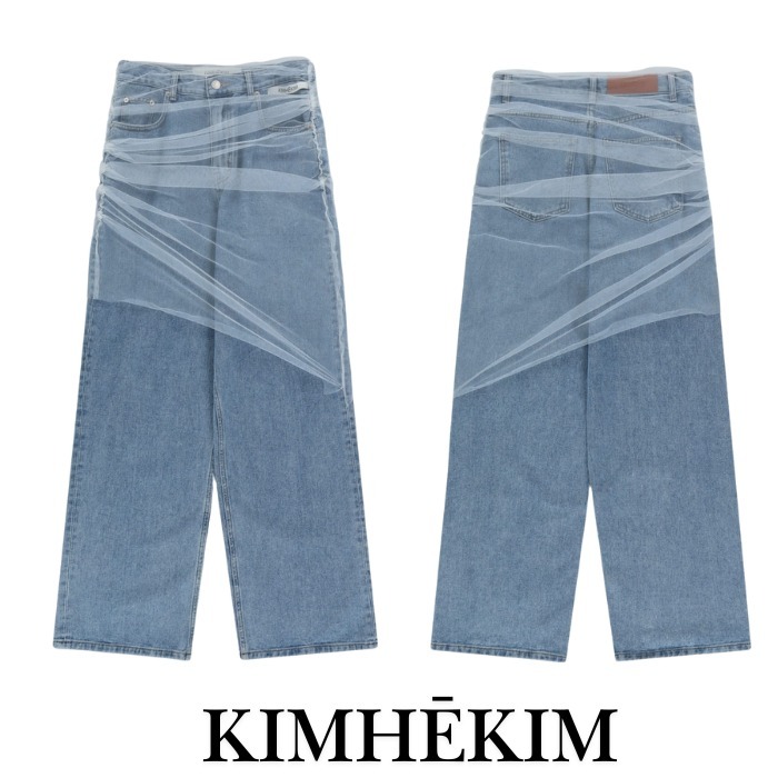 ☆25SS☆Tulle Denim Jeans/KIMHEKIM☆