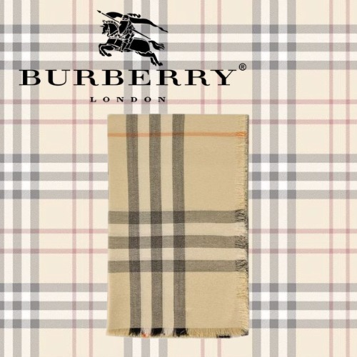 スカーフ Burberry Scarf - Burberry - Wool - Beige