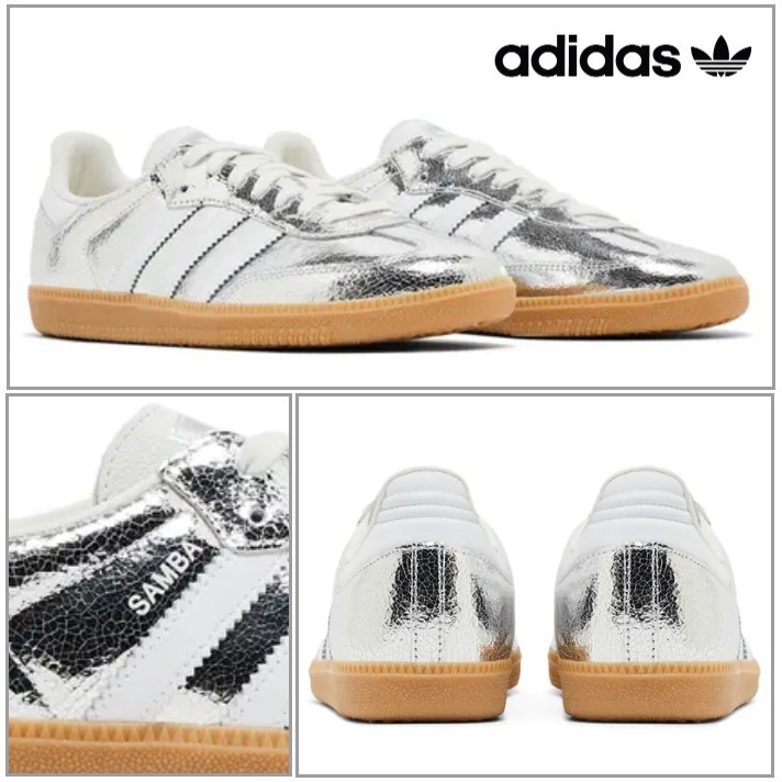 スニーカー adidas Women's Samba Silver JR0035