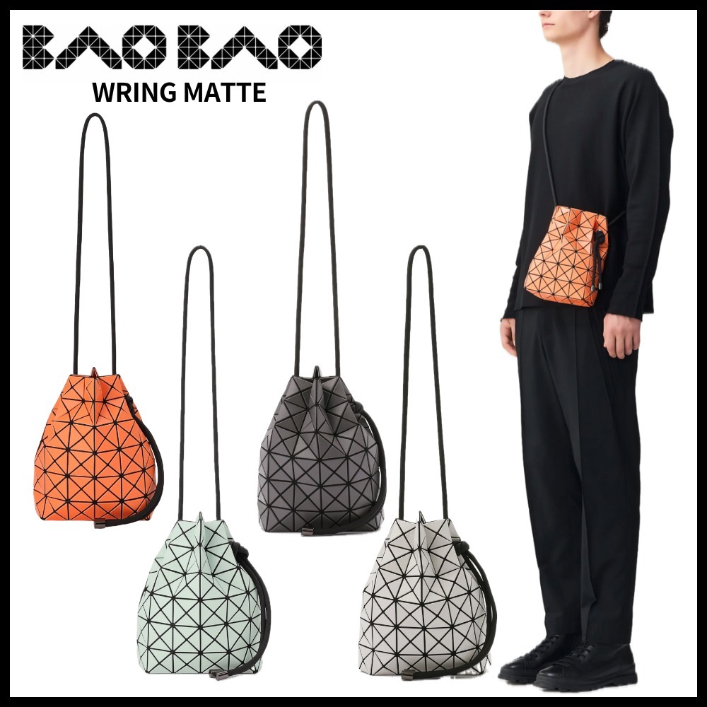 新作☆BAO BAO ISSEY MIYAKE☆WRING MATTE 巾着型2WAYバッグ
