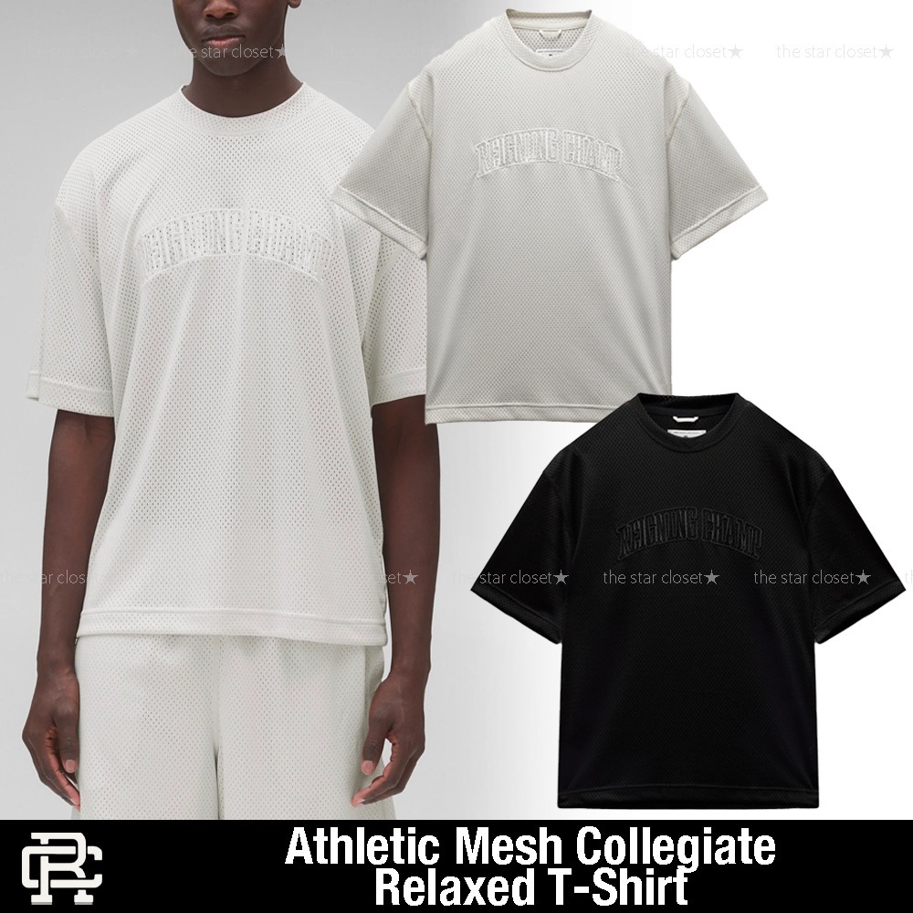 ●REIGNING CHAMP●アスレチック メッシュ リラックス Tシャツ