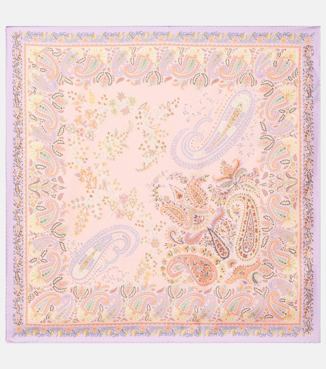 【Etro】プリントシルクツイルスカーフ