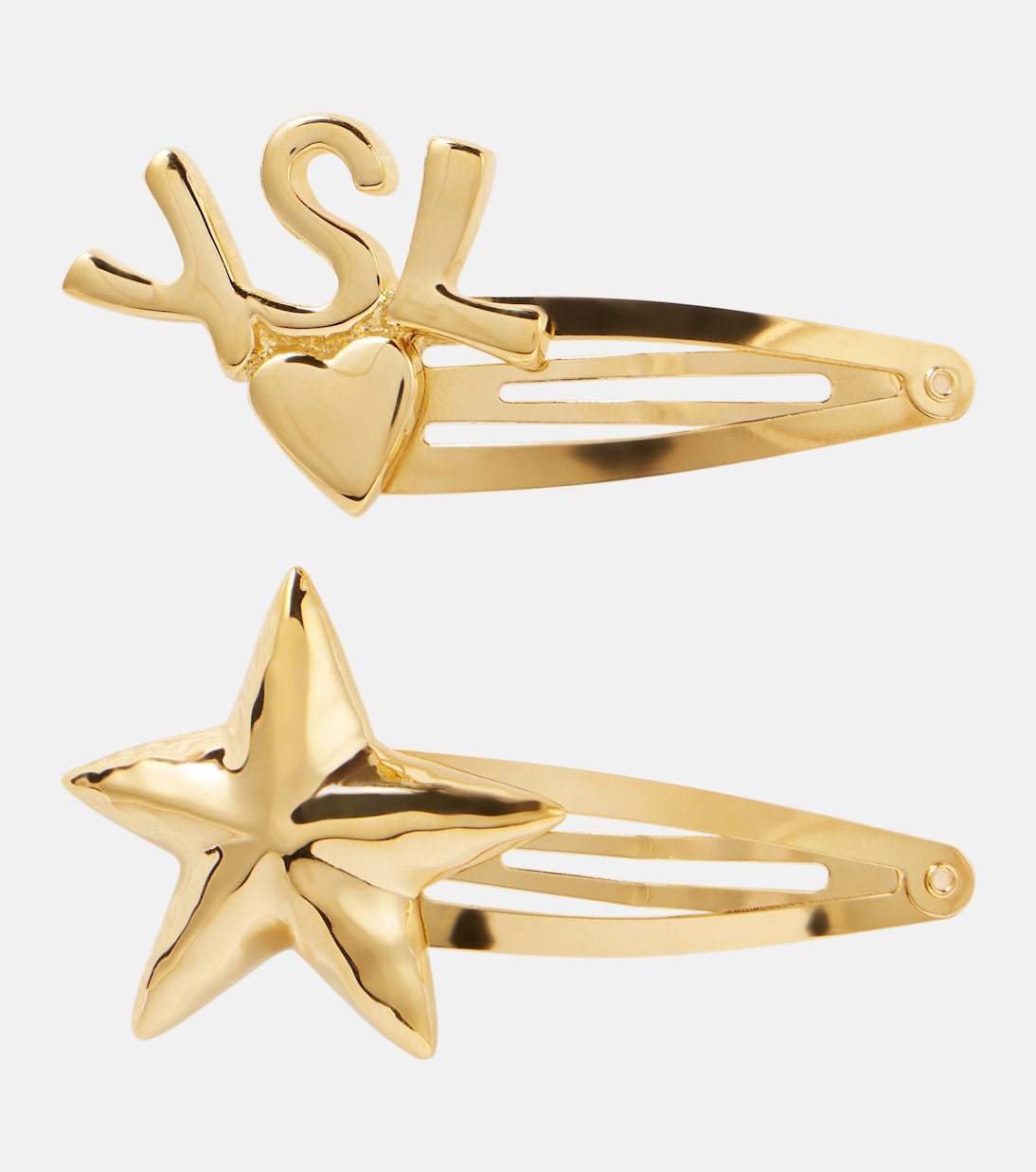 【Saint Laurent】 Cassandreセットオブ 2 hairclips