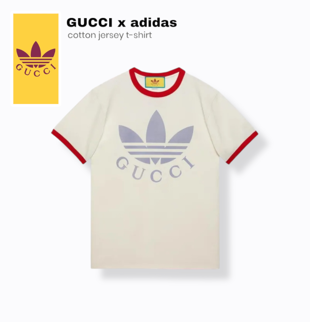 ☆ GUCCI x ADIDAS cotton jersey t-shirt コラボTシャツ ☆