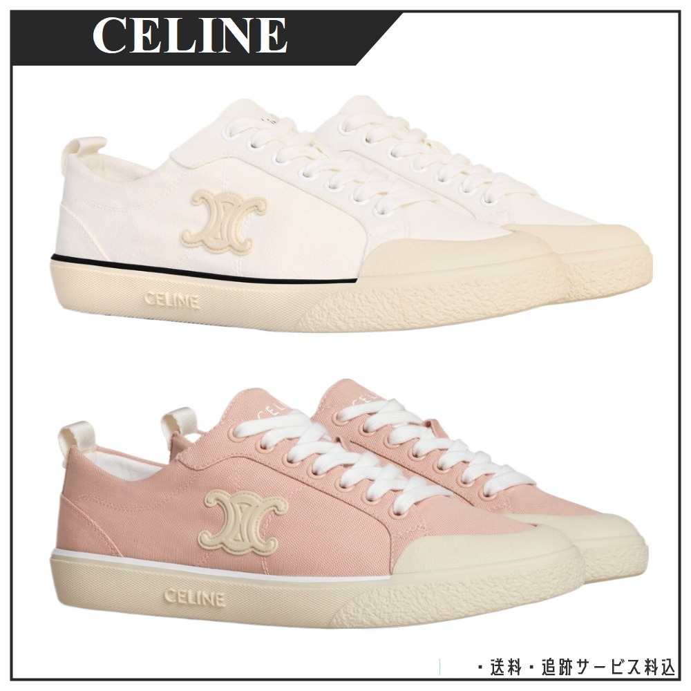 【CELINE】アラン トリオンフ キャンバス スニーカー 2色展開