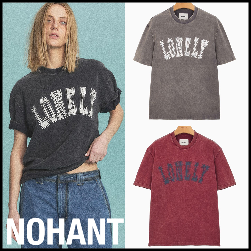 NOHANT ■ LONELY/LOVELY SALT WASHING SHORT SLEEVE T-SHIRT