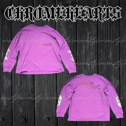 長袖 パープル（紫）系 CHROME HEARTS(クロムハーツ) Tシャツ