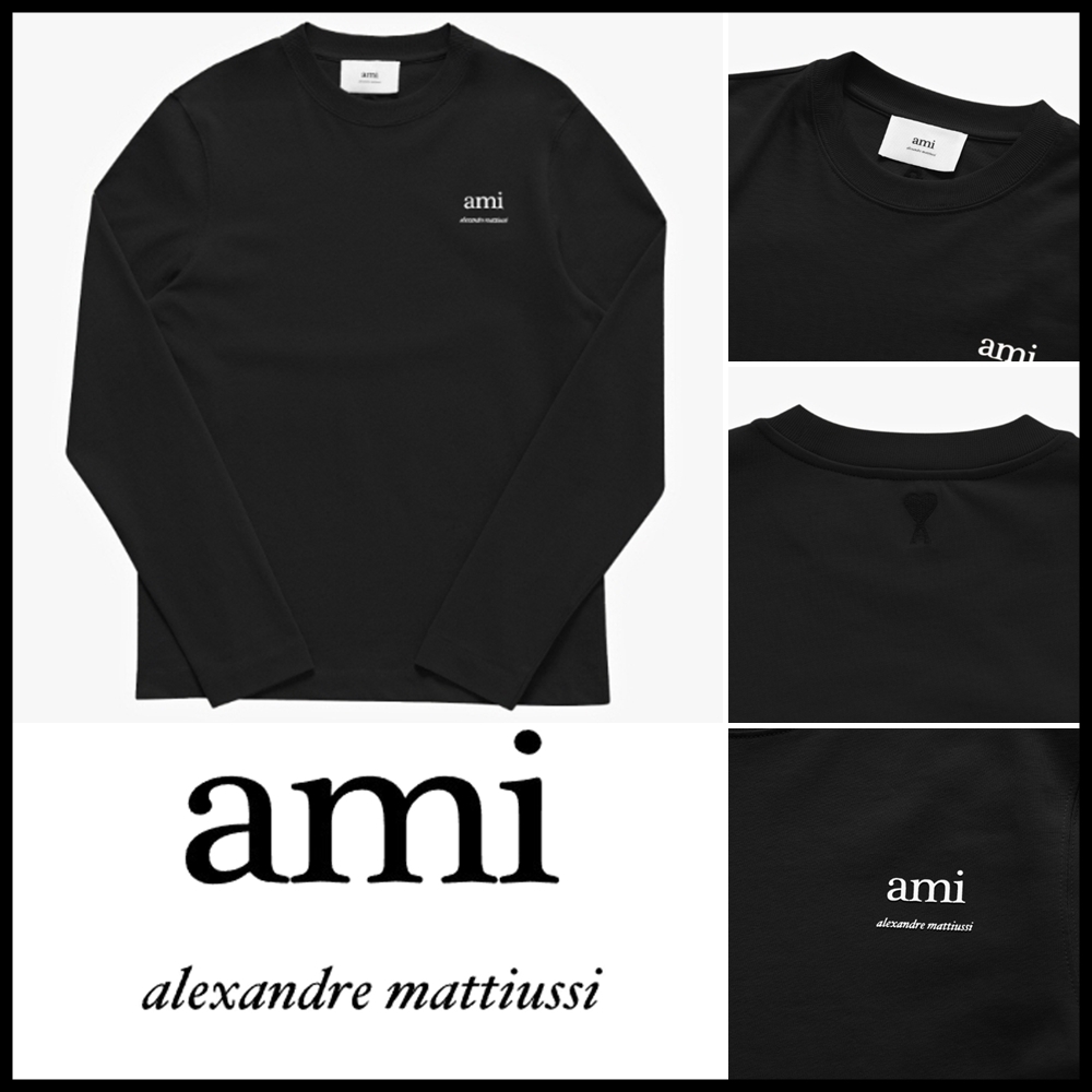 【AMI PARIS】ロゴ ロングTシャツ 男女兼用 ★送料・関税込★