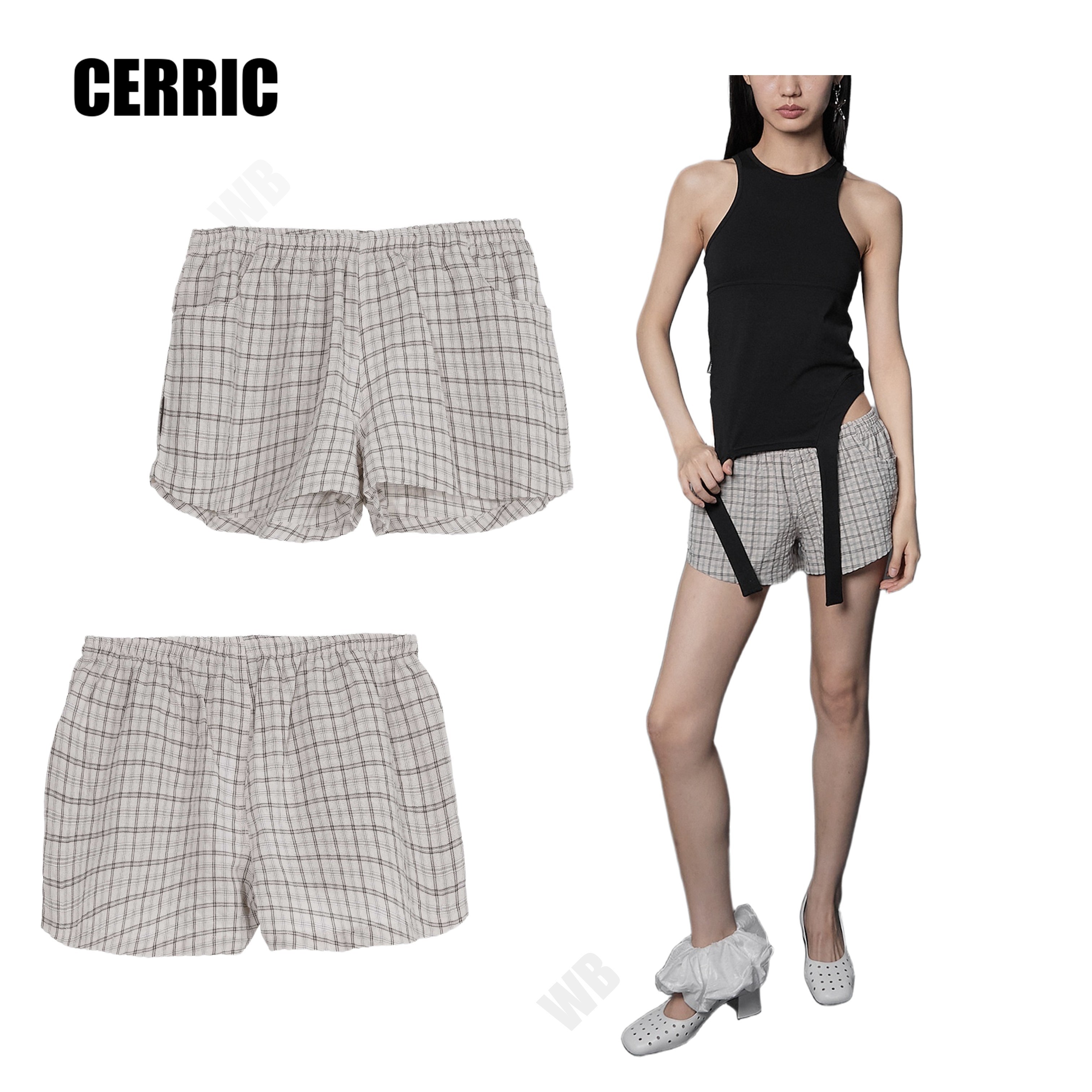 [CERRIC] CHECK PUMP SHORTS ☆送料込☆