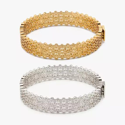 KATE SPADE スペードフラワーレース細バングル スペード フラワー レース ステートメント バングル