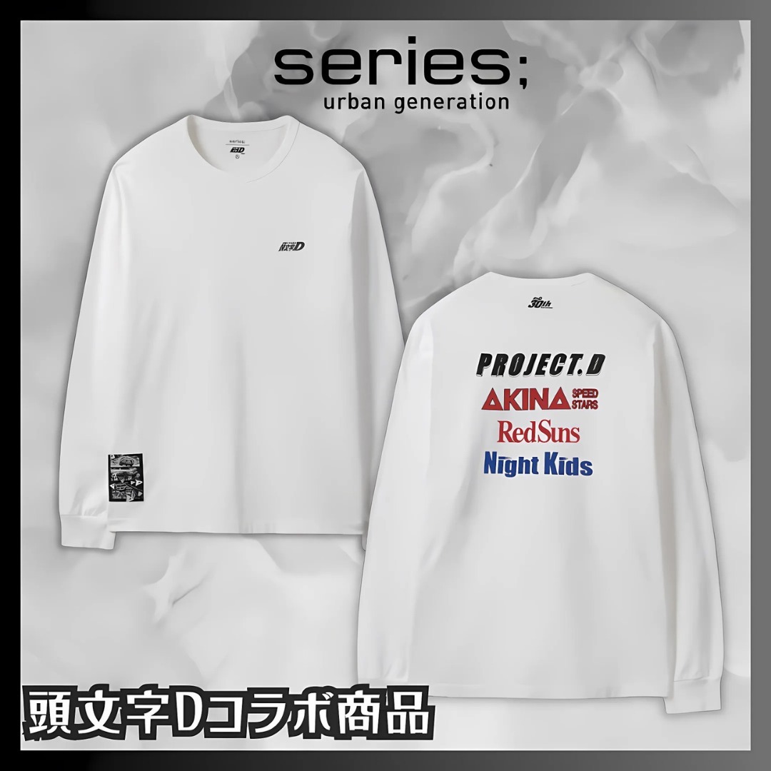 series☆頭文字DコラボINITIALD Racing Crew Tshirt