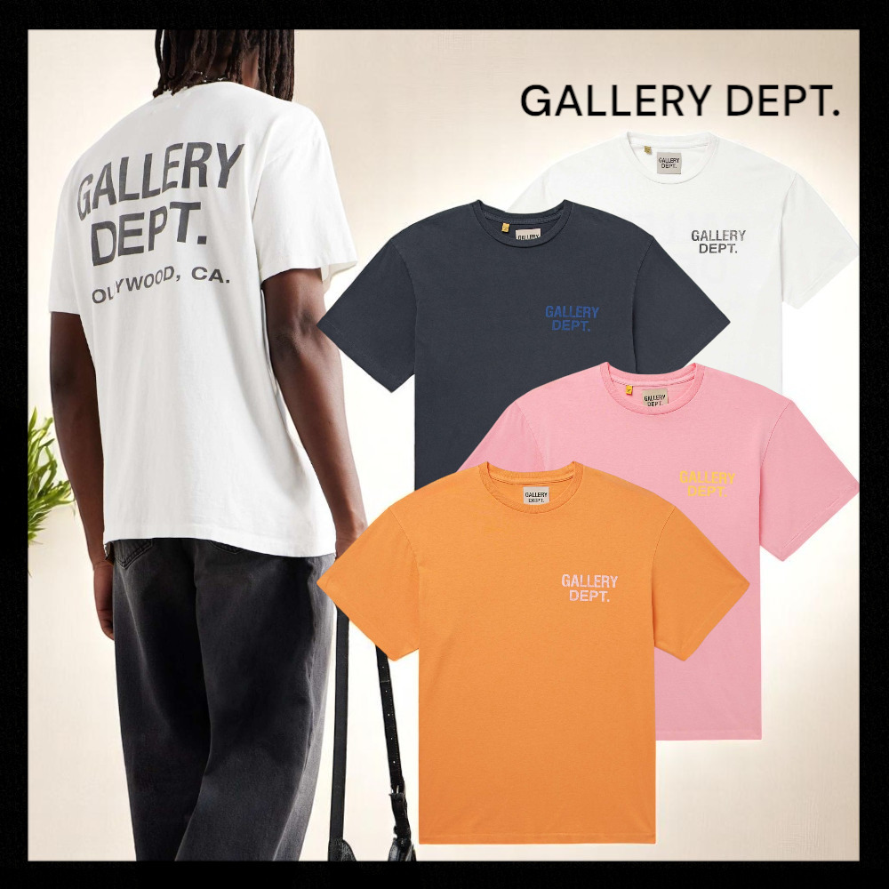 【GALLERY DEPT】スーベニア ロゴ コットンジャージー Tシャツ
